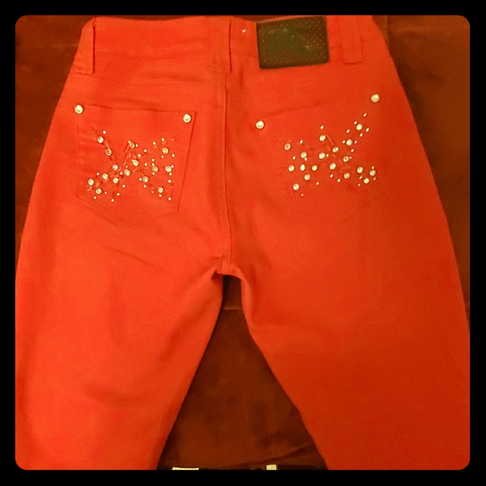 Red hot pants